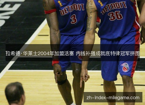 拉希德·华莱士2004年加盟活塞 内线补强成就底特律冠军拼图 拉希德·华莱士2004年加盟活塞 内线补强成就底特律冠军拼图